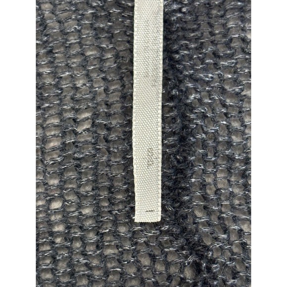 Free People Charcoal Grey Oversized Knit Duster Cardigan Sweater Size Small - Picture 5 of 9